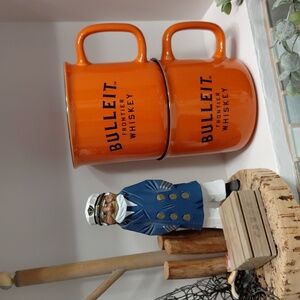 Bulleit Frontier Whiskey Campfire Coffee Mug Set of 2